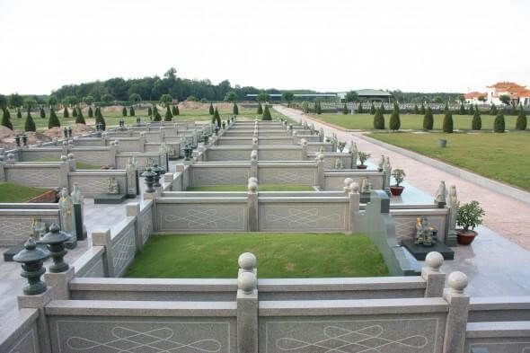 Khu mộ tại Hoa Viên Nghĩa Trang Sơn Trang Tiên Cảnh 