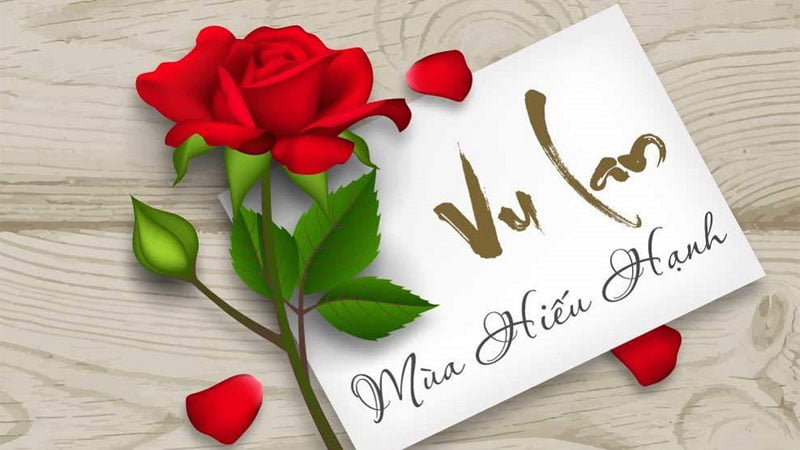 Hoa hồng tặng mẹ ngày Vu Lan
